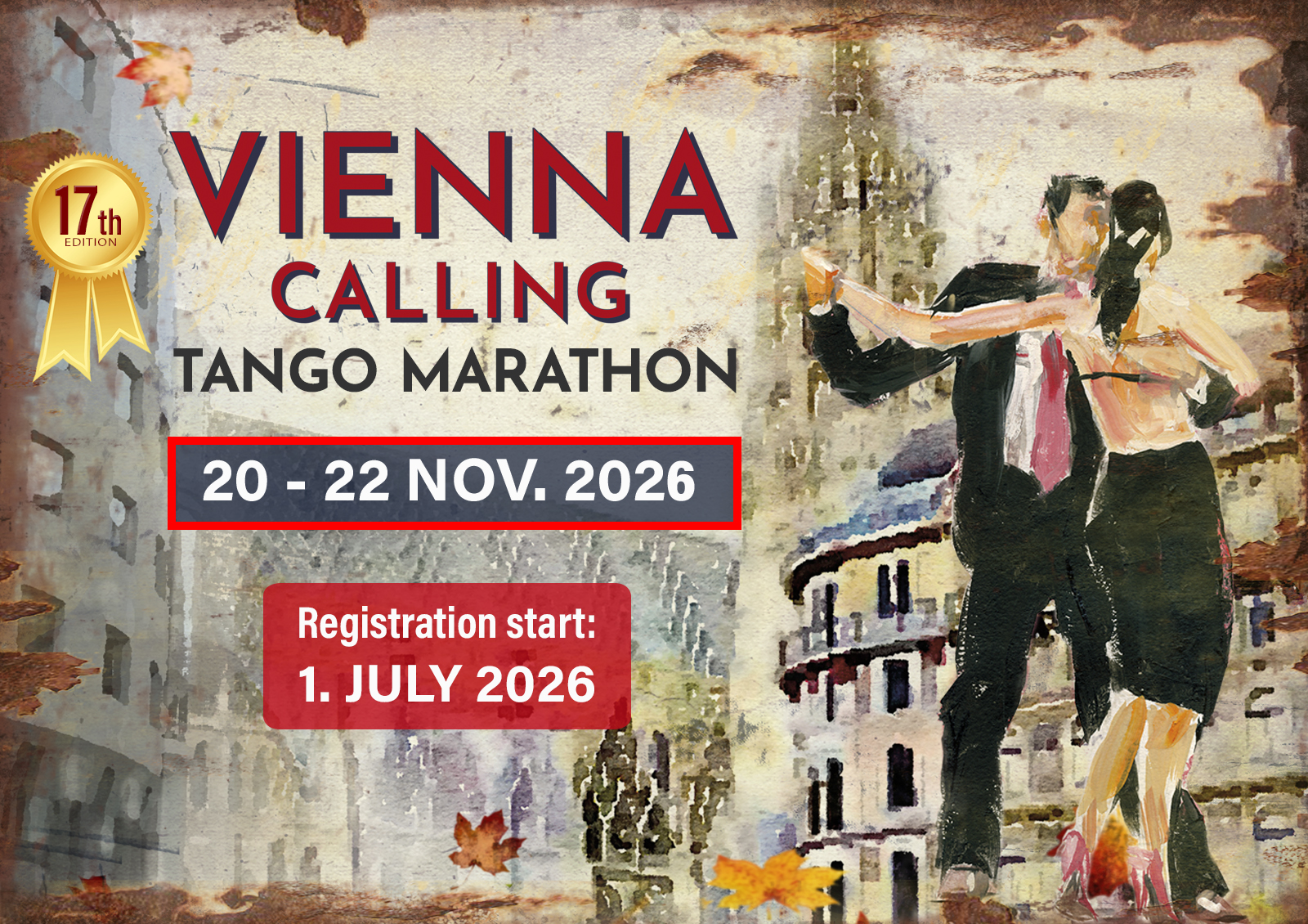Vienna Calling Tango Marathon 20-22 November 2026